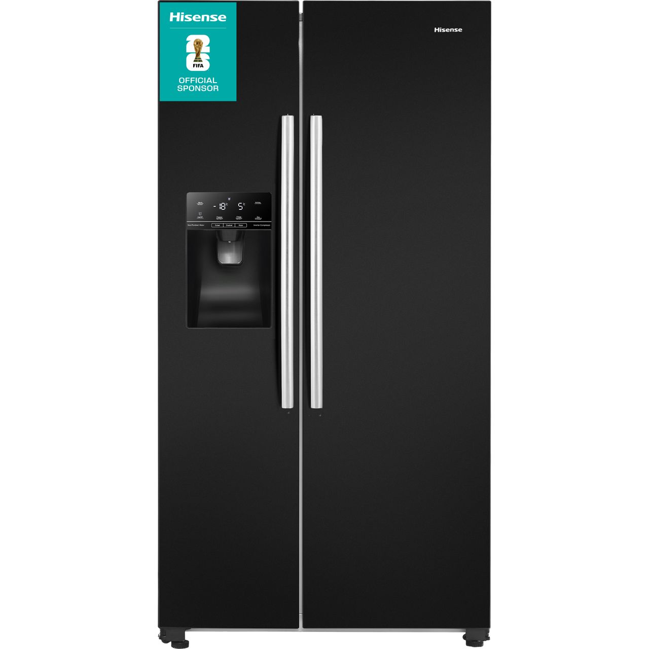 Hisense 562L American Fridge Freezer | RS694N4IBE | ao.com
