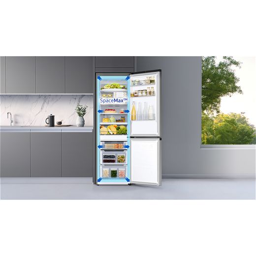 Samsung Series 5 60/40 Total No Frost Fridge Freezer - Silver - Annotation - Space max shot