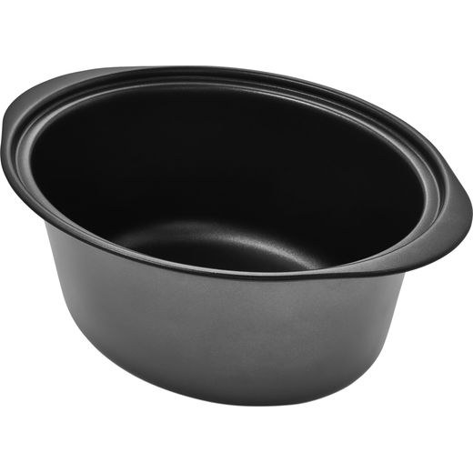 Morphy Richards Sear And Stew 461022 Slow Cooker - Titanium - Left pot perpsective shot