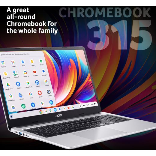 Acer Chromebook 315 CB315-4HT - Silver - Annotation - Chromebook 315