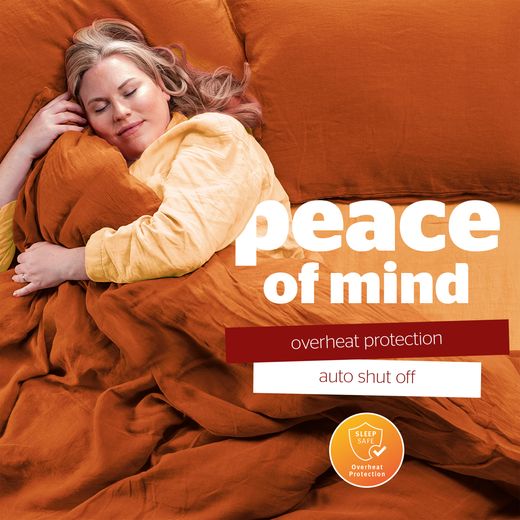 Silent Night Winter Warmer Heated Underblanket For Super King Size Bed - Annotation - Overheat protection