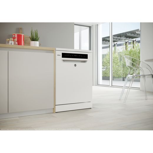 Hoover H-DISH 500 Standard Dishwasher - White - Dishwasher in kitchen