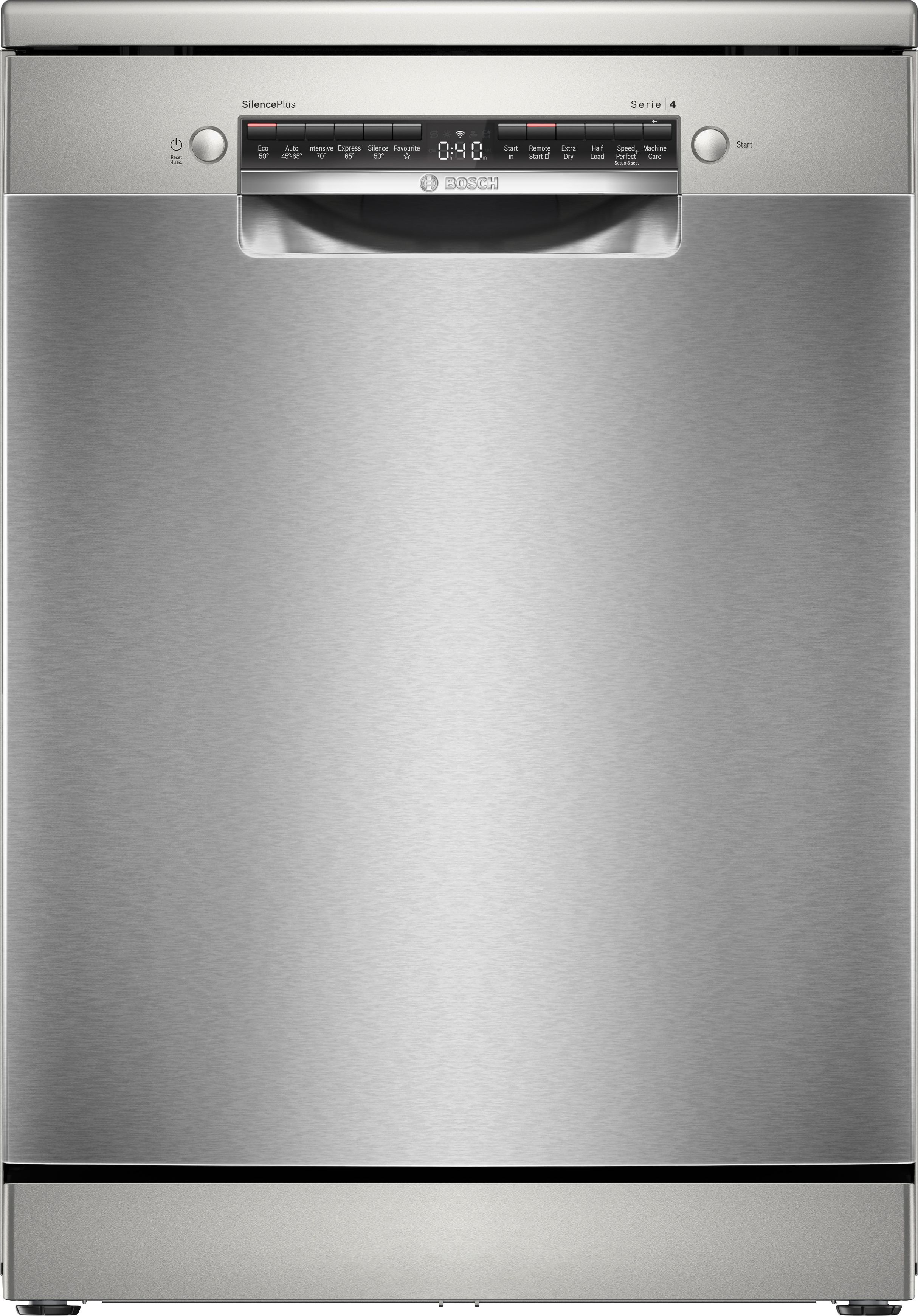 Bosch Series 4 Dishwasher SMS4EMI06G - Silver Inox