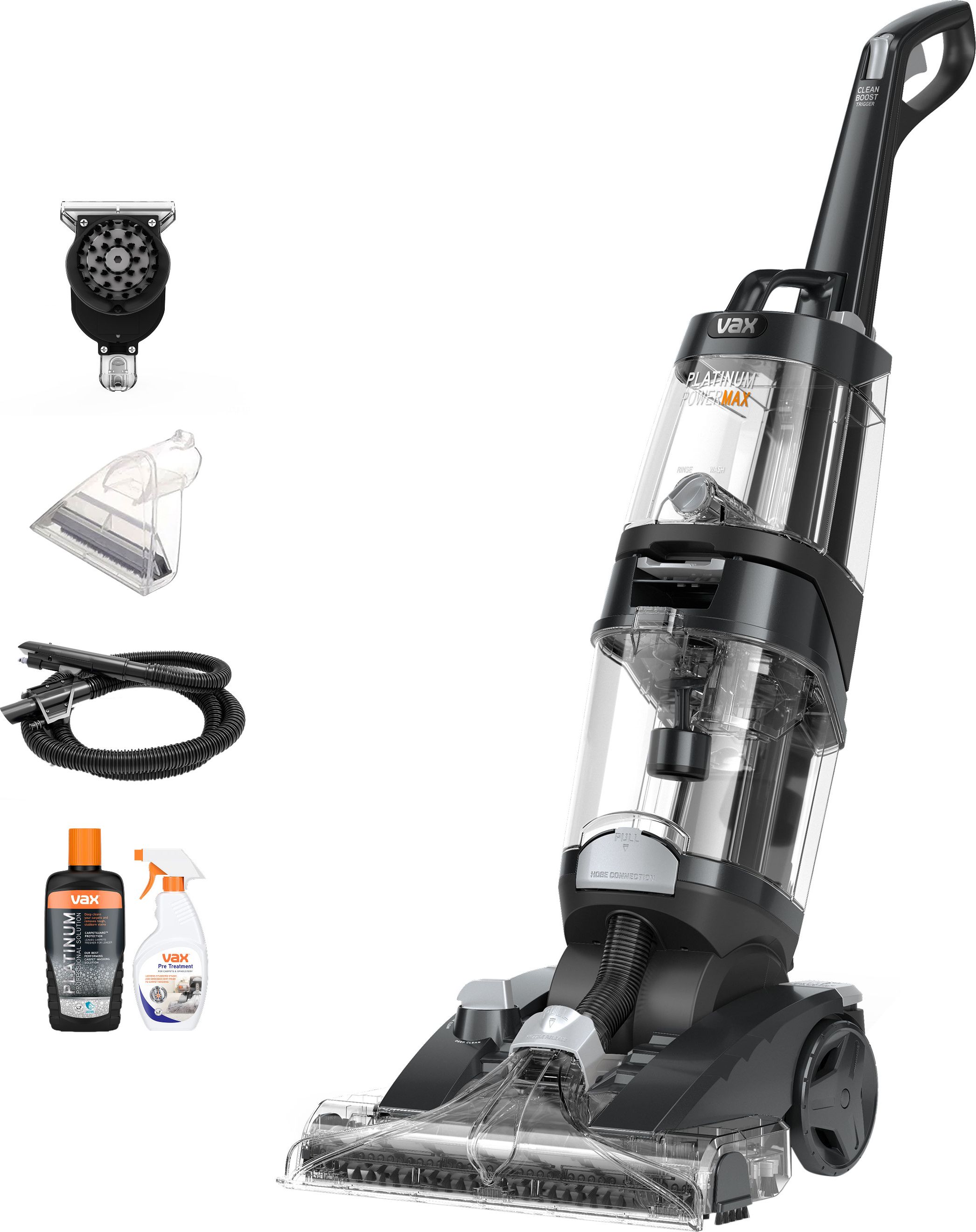 Image of Vax Platinum Power Max ECB1SPV1 Carpet Cleaner, Silver