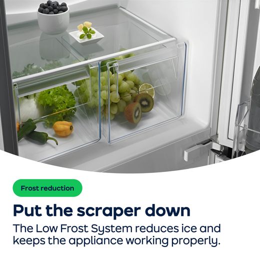 Hotpoint H55V1 112W UK 84cm High Fridge with Ice Box - White - AO Annotation - Low-Frost