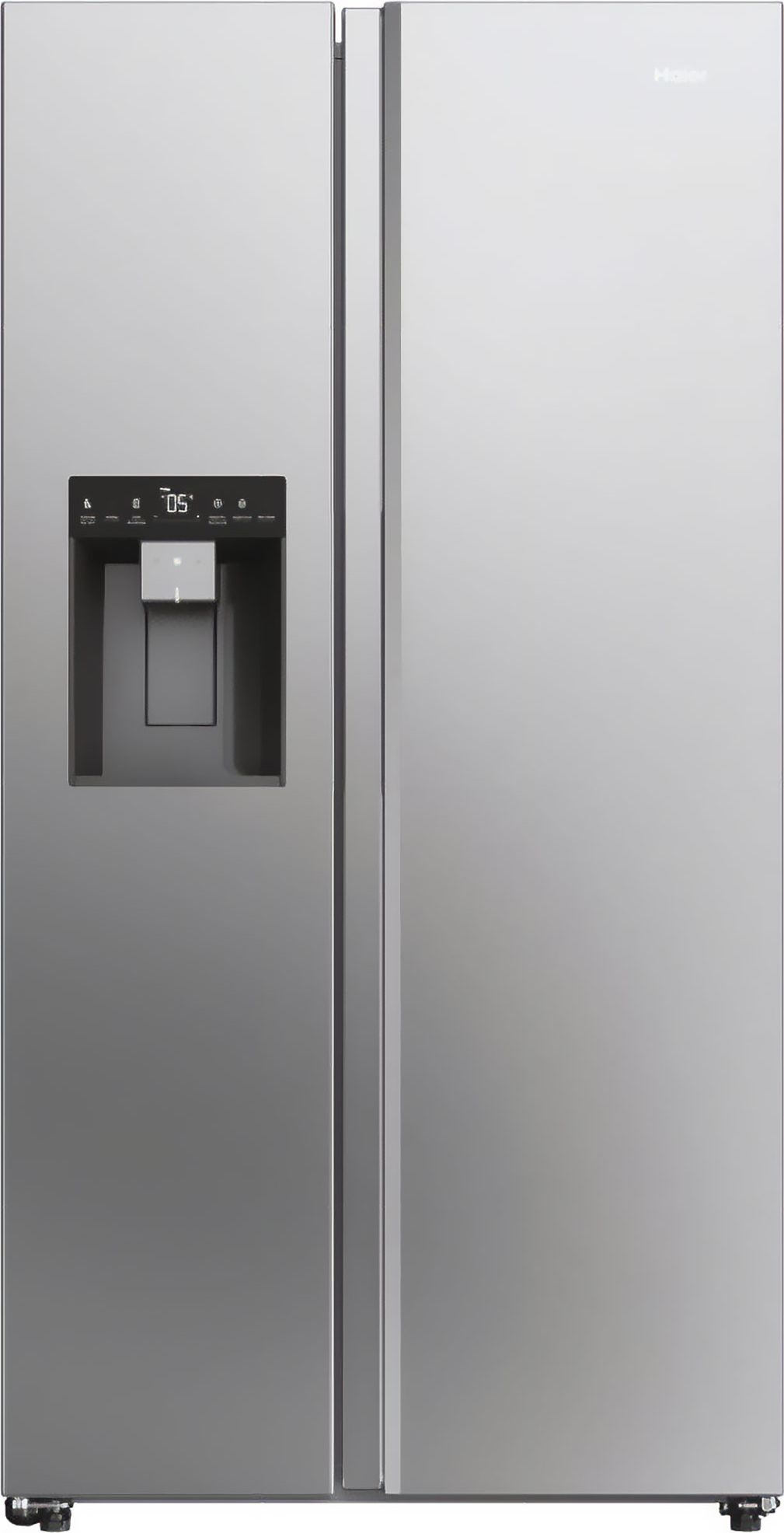Haier HSW59F18DIMM Plumbed Frost Free American Fridge Freezer - Stainless Steel - D Rated, Stainless Steel