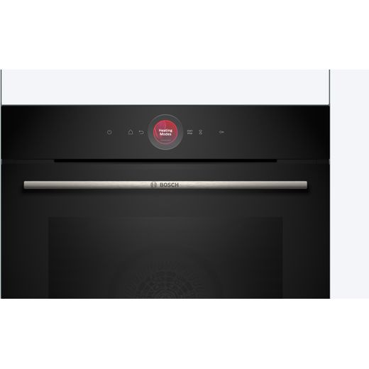 Bosch Series 8 Electric Single Oven - Black - Control panel shot