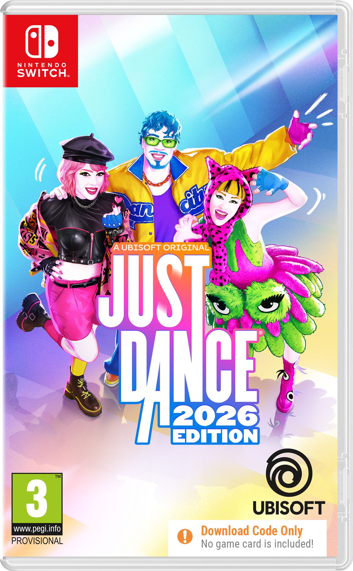 Image of Just Dance 2026 (Code In Box) for Nintendo Switch - Digital Download, White