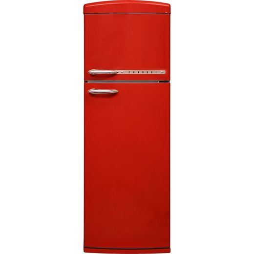 Zanussi ZTAE31ED1 Frost Free Fridge Freezer with None Kit - Red - E Rated