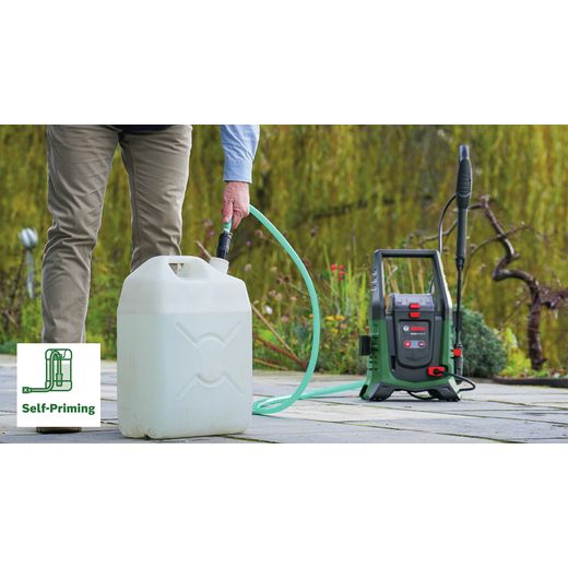 Bosch 0.600.8C7.070 Pressure Washer Green - Annotation - Self priming shot