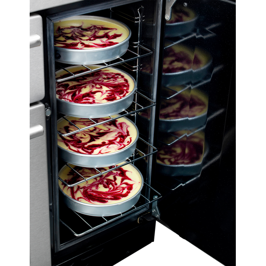 Rangemaster Professional Plus 90cm Electric Range Cooker with Induction Hob - Stainless Steel