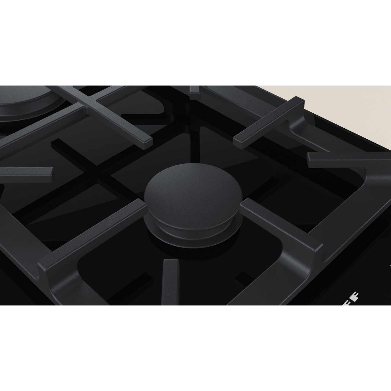 Bosch white deals glass gas hob