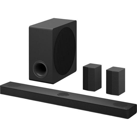LG US80TR Bluetooth 5.1.3 Soundbar - Black - Left perspective