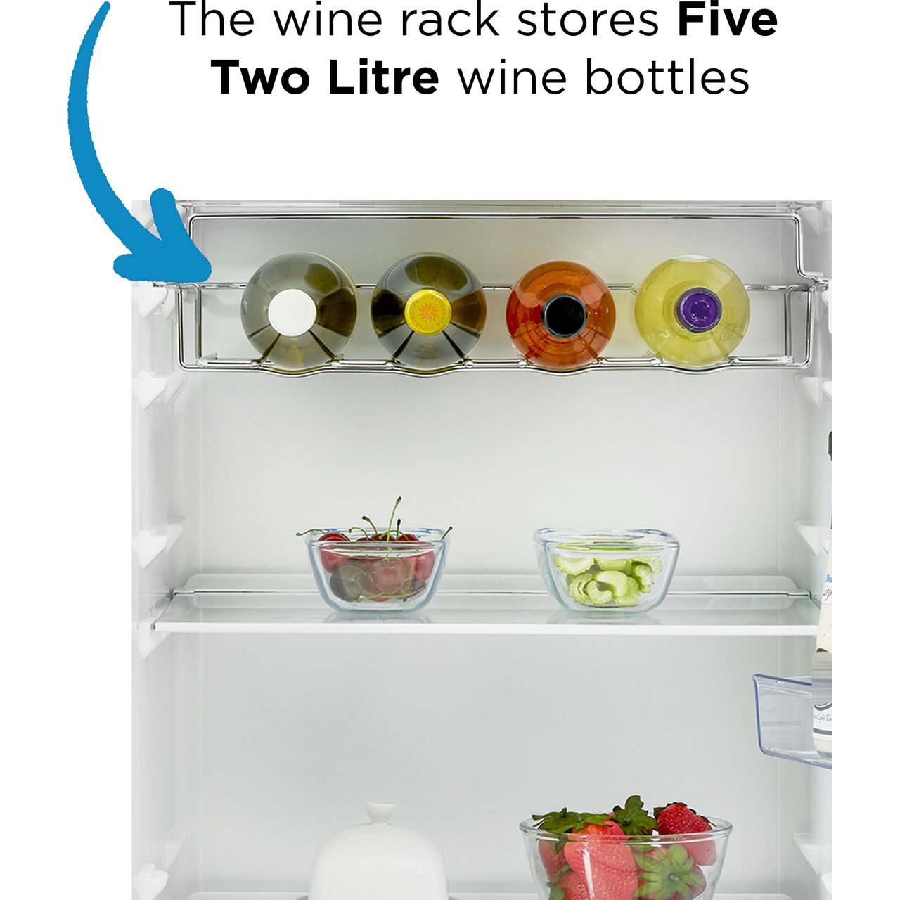 beko lsg3545dw tall larder fridge