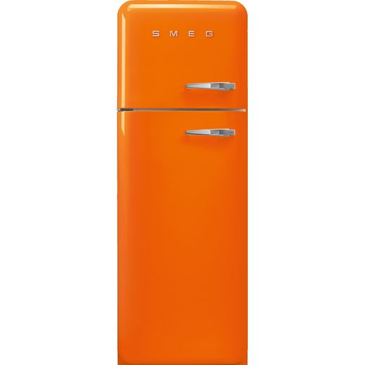 Smeg Left Hand Hinge FAB30LOR5 70/30 Fridge Freezer - Orange - D Rated