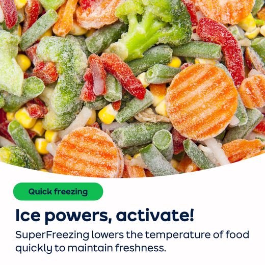 Bosch GTV15NWEBG Under Counter Freezer White - AO Annotation -  SuperFreeze