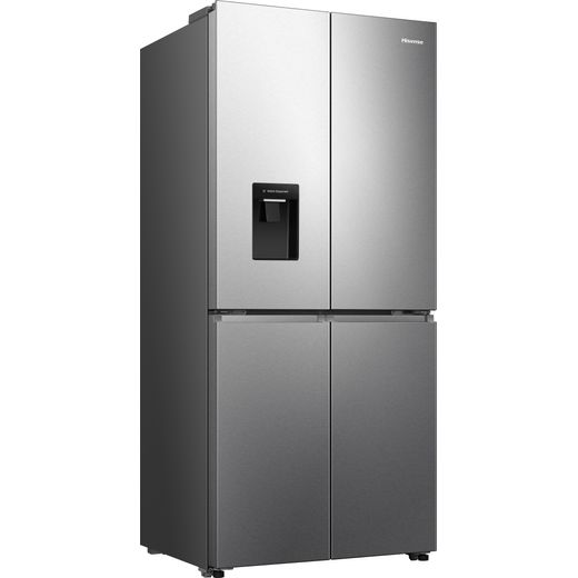 Hisense American Fridge Freezer - Stainless Steel - Right perspective