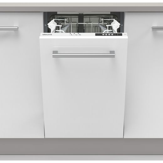 Electra C4510IE Fully Integrated Slimline Dishwasher - White Control Panel with Fixed Door Fixing Kit - E Rated