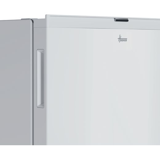Hoover HONOQ2S58EWK 85cm High Small Fridge with Ice Box - White - Close up handle shot
