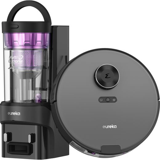 Eureka E20 Robotic Vacuum Cleaner - Graphite / Purple - front shot