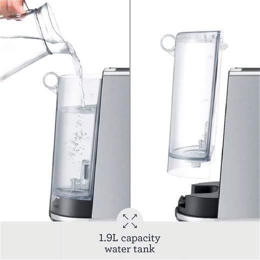 Sage The Bambino Plus Espresso Coffee Machine - Brushed Stainless Steel - Annotation - Capacity shot