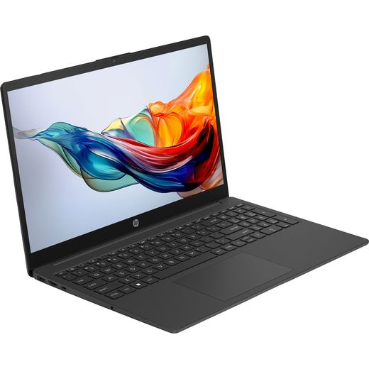 HP 15-fc0057na Laptop - AMD Ryzen™ 5, 512GB SSD, 8 GB RAM - Black - Right perspective shot