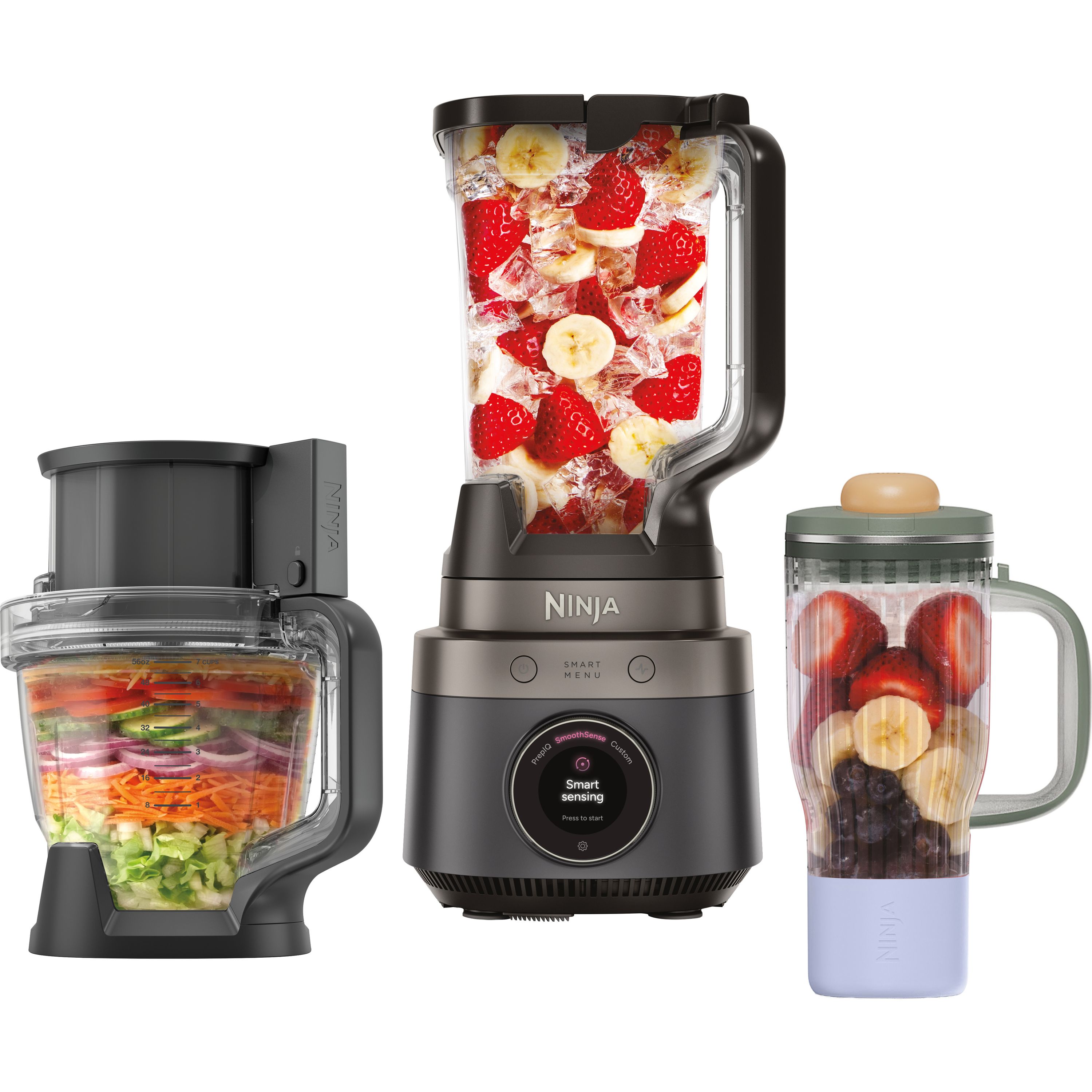 Ninja CrushBoss LB401UKBK 2.1 Litre Blender Black Black