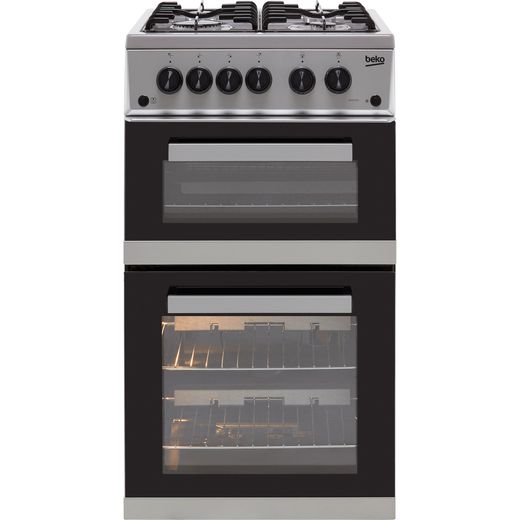 Beko KDVG592S Gas Cooker - Silver