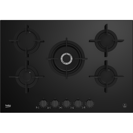 Beko HILW75322S 75cm Gas Hob - Black