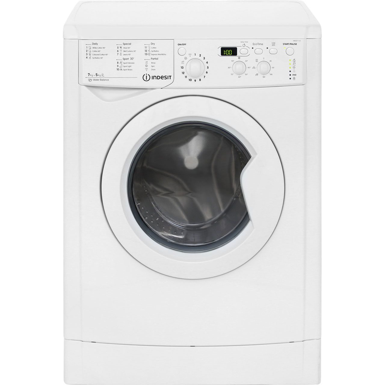 Indesit Advance IWDD7123 7Kg / 5Kg Washer Dryer with 1200 rpm Review