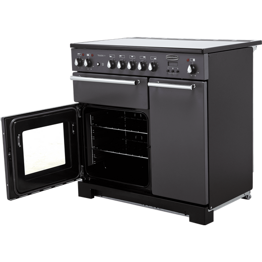 Rangemaster Toledo + 90cm Electric Range Cooker with Induction Hob - Slate