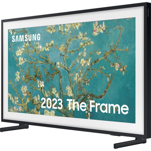 Samsung The Frame 32" 1080p Full HD QLED The Frame Smart TV [2023] - Left perspective