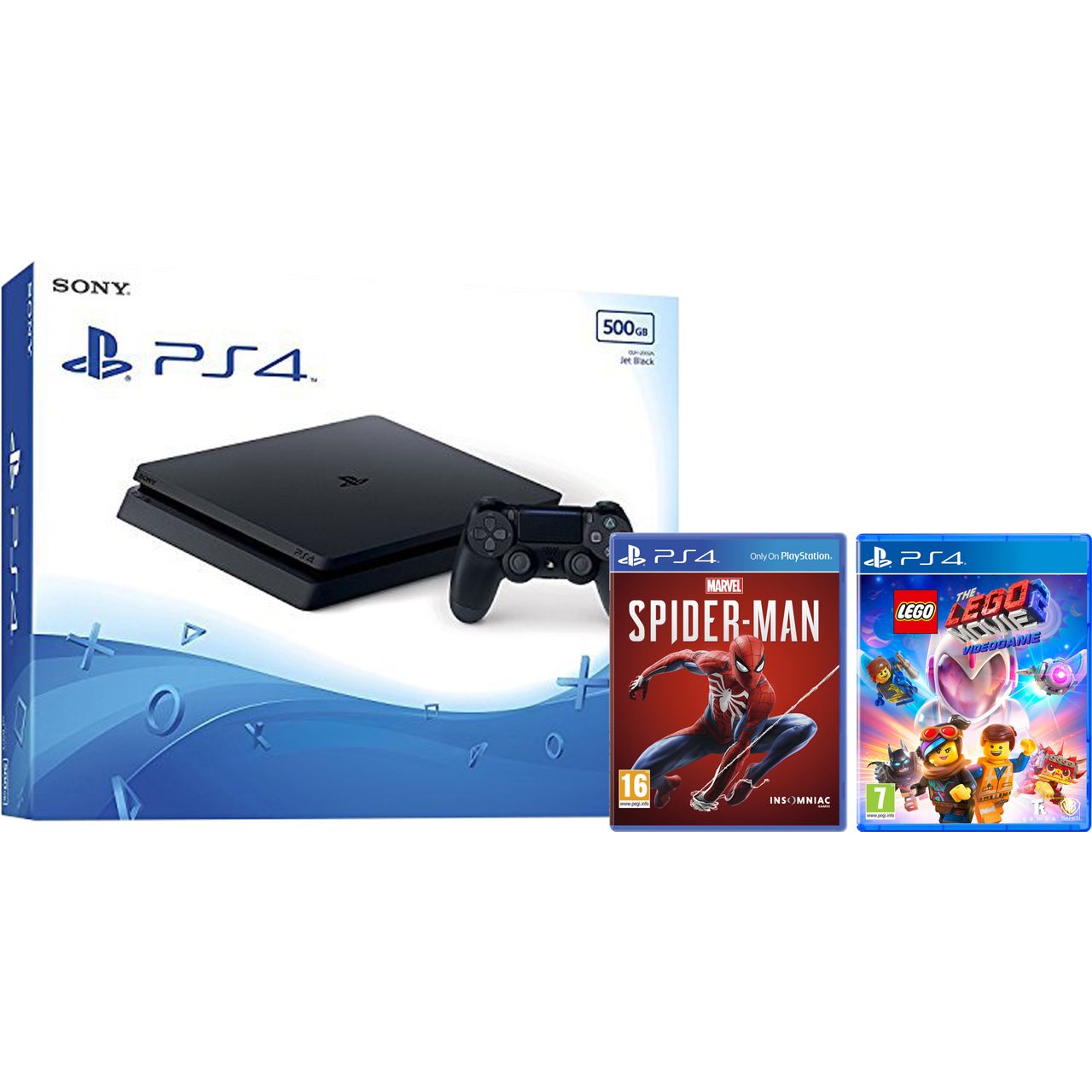 PlayStation 4 500GB with Spiderman and Lego Movie 2 (Disc) Review