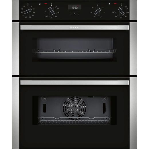NEFF N50 J1ACE4HN0B Built Under Electric Double Oven - Stainless Steel
