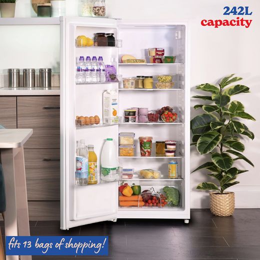 Russell Hobbs RH143LF552E1W Fridge - White - Annotation - 242L capacity