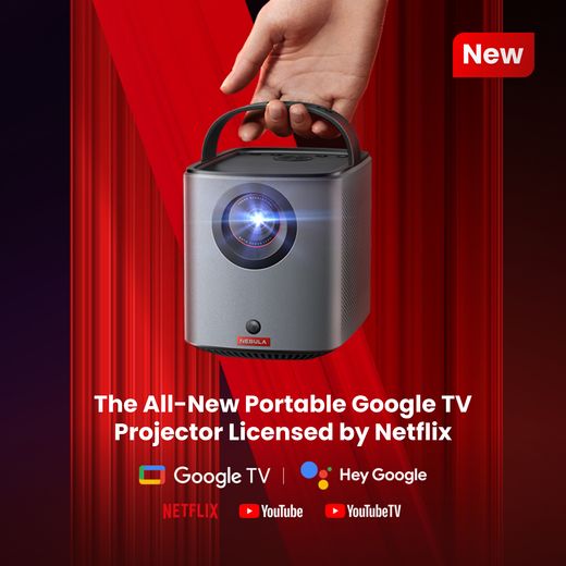 Nebula by Anker Mars 3 Air 1080p Laser Projector with Carry Case - Black - Annotation - App shot