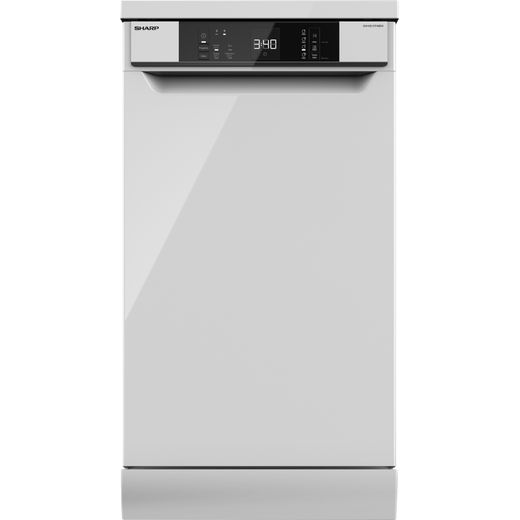 Sharp QW-NS1CF49EW-EN Slimline Dishwasher - White - E Rated