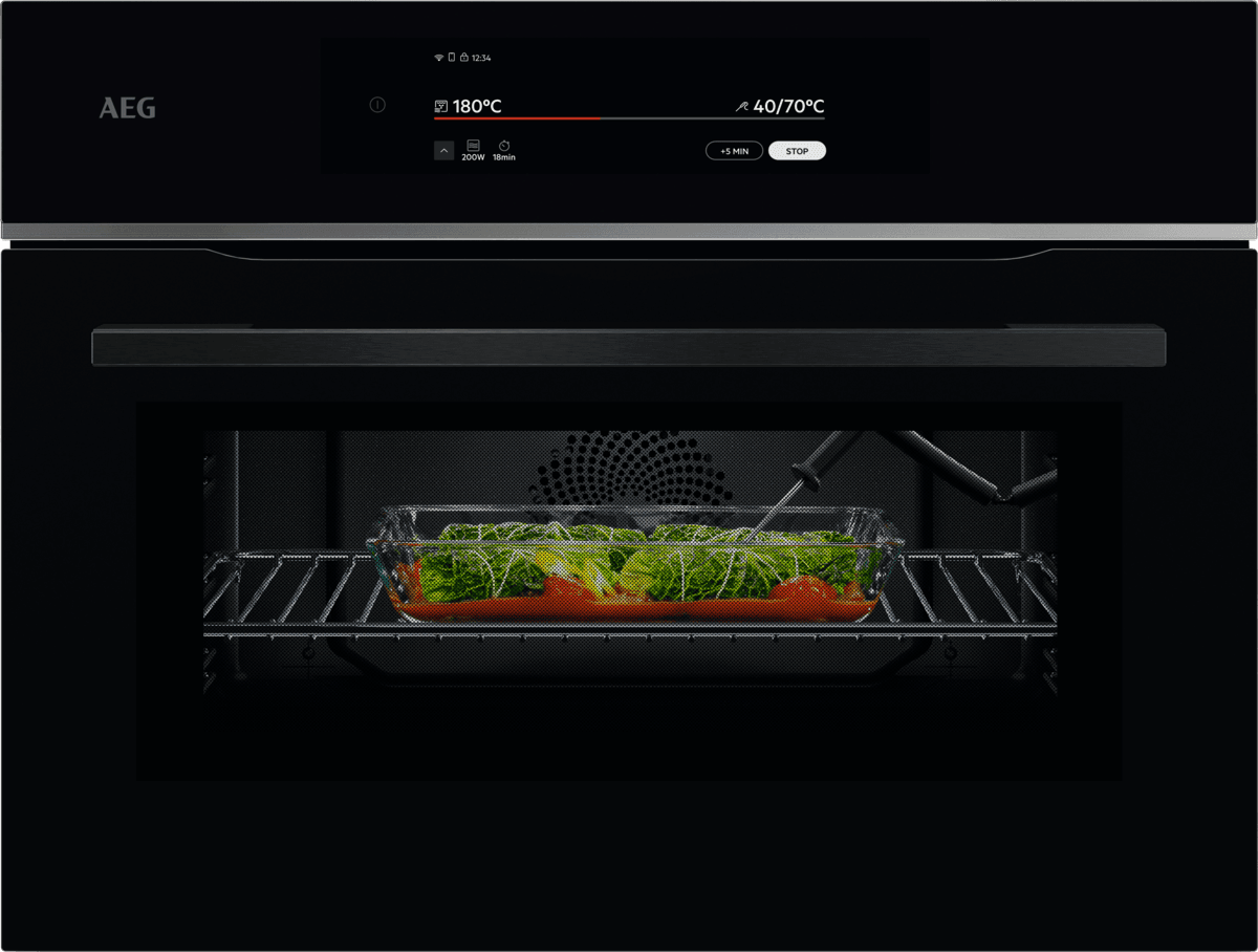 AEG Built-In Microwave Oven - 44L - 3000W - Black - TK9NK821B