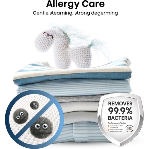 Hisense 1Q Series WF1Q8041BW 8kg Washing Machine with 1400 rpm - White - Annotation -  Allergy care shot