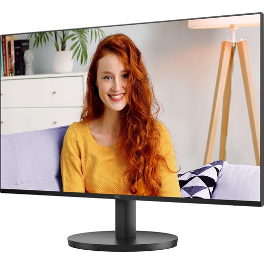 AOC 23.8" Full HD 120Hz Monitor - Black - left perspective shot 