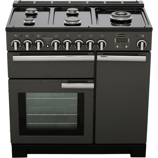 Rangemaster Professional Deluxe 90cm Dual Fuel Range Cooker - Slate