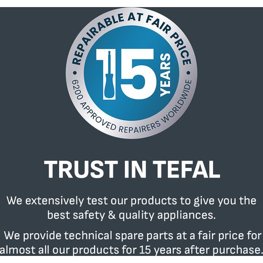 Tefal Pro Express Ultimate II Steam Generator Iron - Grey - Annotation - trust tefal shot