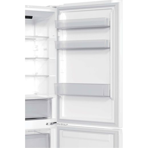 Hoover HONCQ2T6S18DWK 185cm 60/40 Total No Frost Fridge Freezer - White - door shelves shot