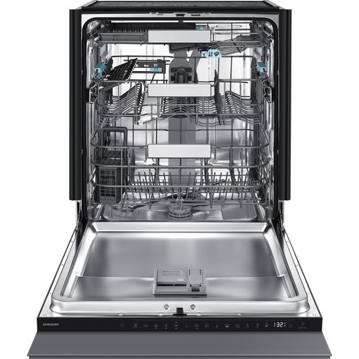 Samsung Series 9 WaterJet Clean™ DW90H79G1I0U4 14 Place Setting Smart Integrated Dishwasher, Dark Grey_6