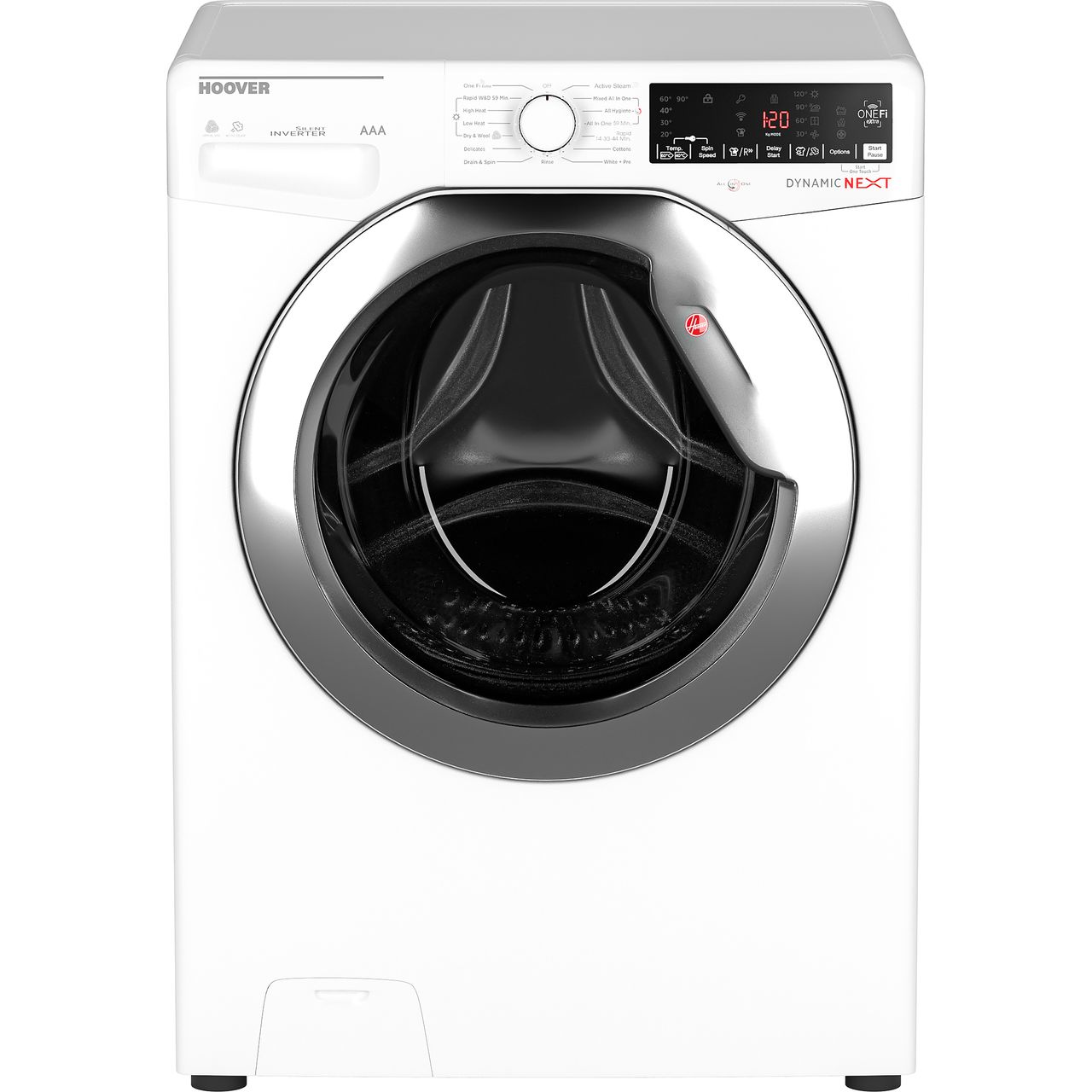 Hoover Dynamic Next WDWOAD4106AHC Wifi Connected 10Kg / 6Kg Washer Dryer with 1400 rpm Review