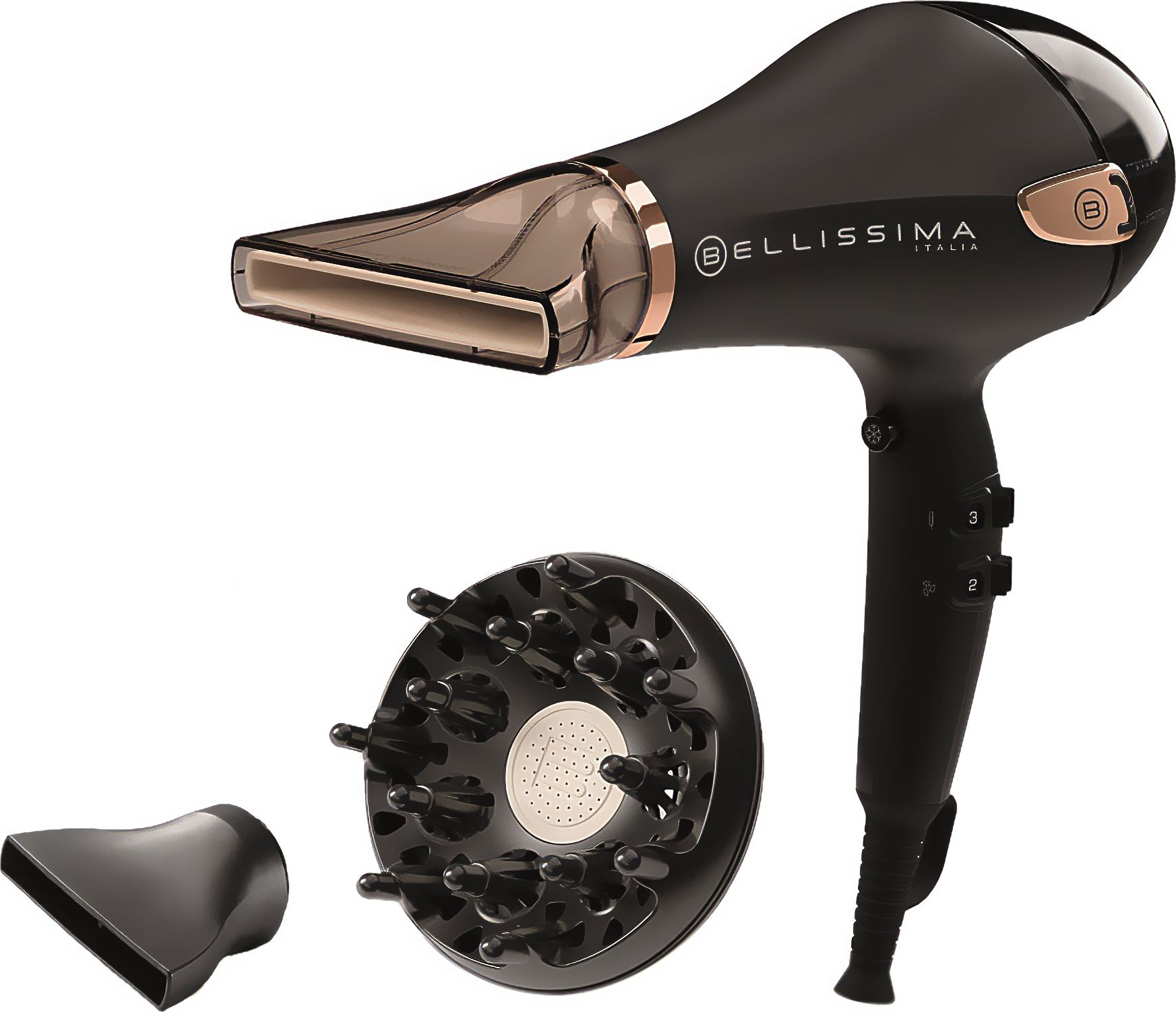 Bellissima Italia Hair Dryer - 2300W - Black
