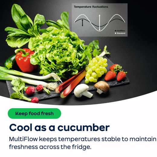 AEG American Fridge Freezer - Stainless Steel - AO Annotation - MultiFlow