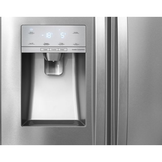 Hisense American Fridge Freezer - Stainless Steel - Water dispenser