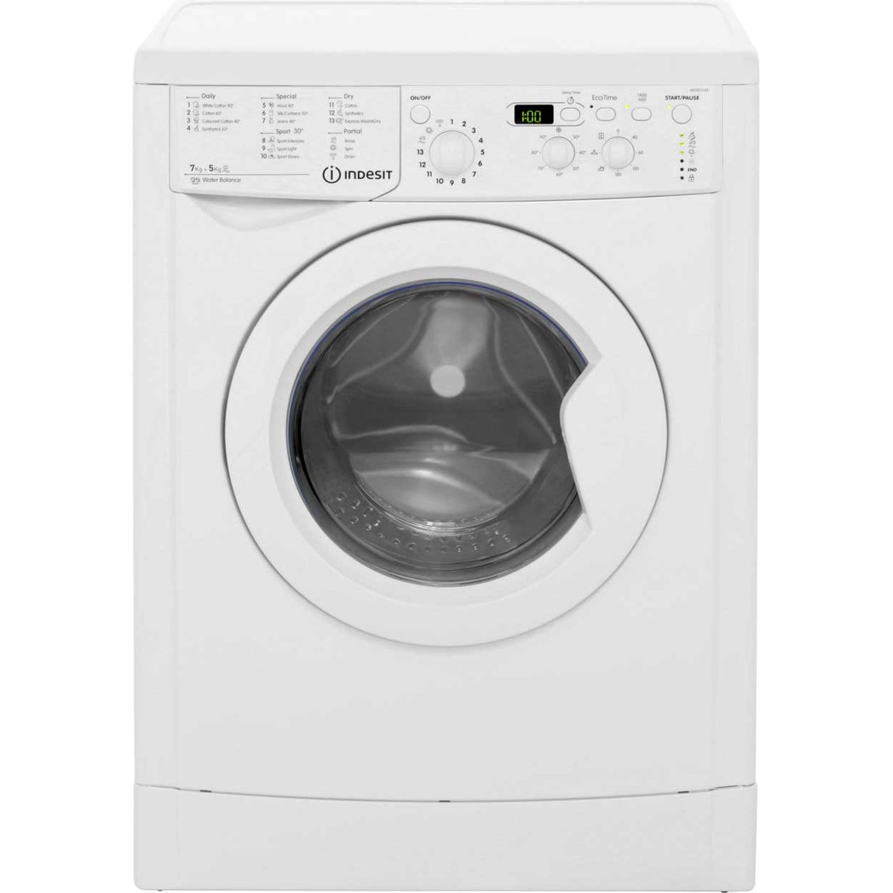 Indesit Eco Time IWDD7143 7Kg / 5Kg Washer Dryer with 1400 rpm Review