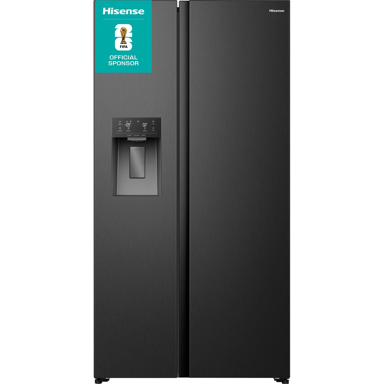 Hisense 528L American fridge freezer | RS5P528STBE_BKS | ao.com